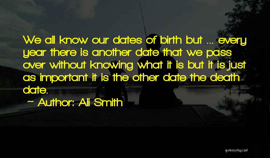 Knowing What's Important Quotes By Ali Smith