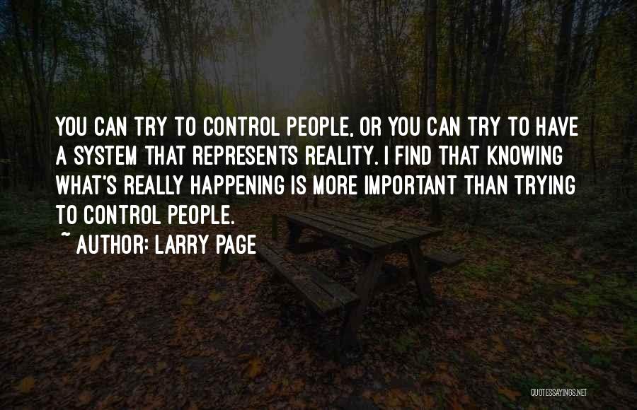 Knowing What's Important Quotes By Larry Page