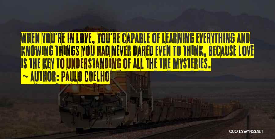 Knowing When You Re In Love Quotes By Paulo Coelho