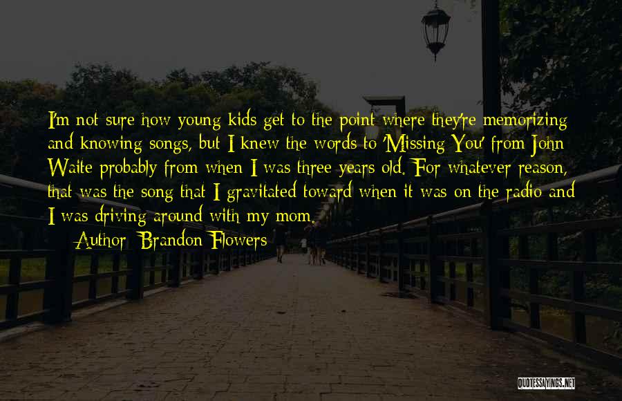 Knowing Where You're From Quotes By Brandon Flowers