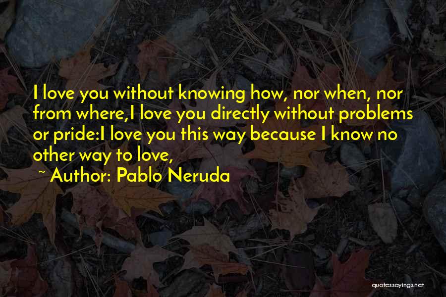 Knowing Where You're From Quotes By Pablo Neruda