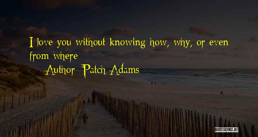 Knowing Where You're From Quotes By Patch Adams