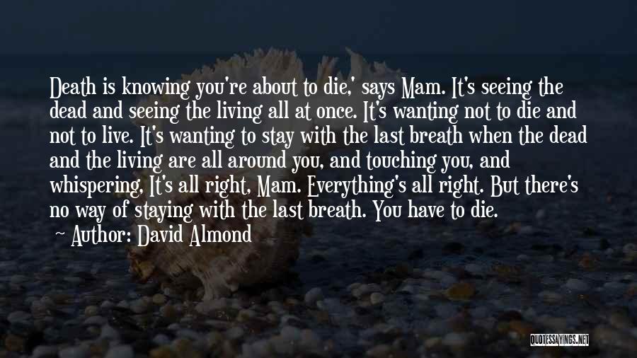 Knowing You Are There Quotes By David Almond