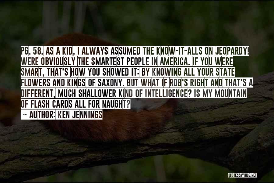 Knowing You Were Right Quotes By Ken Jennings