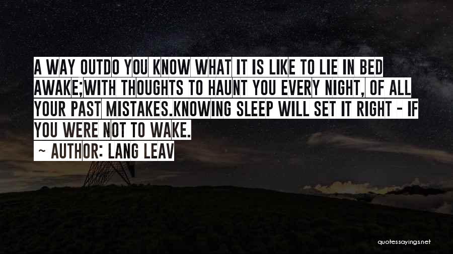 Knowing You Were Right Quotes By Lang Leav
