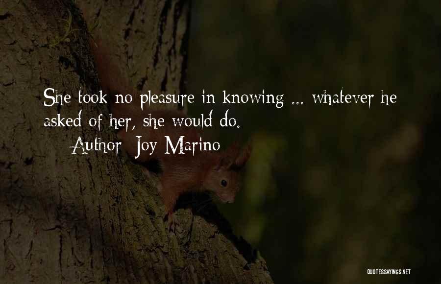 Knowing Your Lover Quotes By Joy Marino