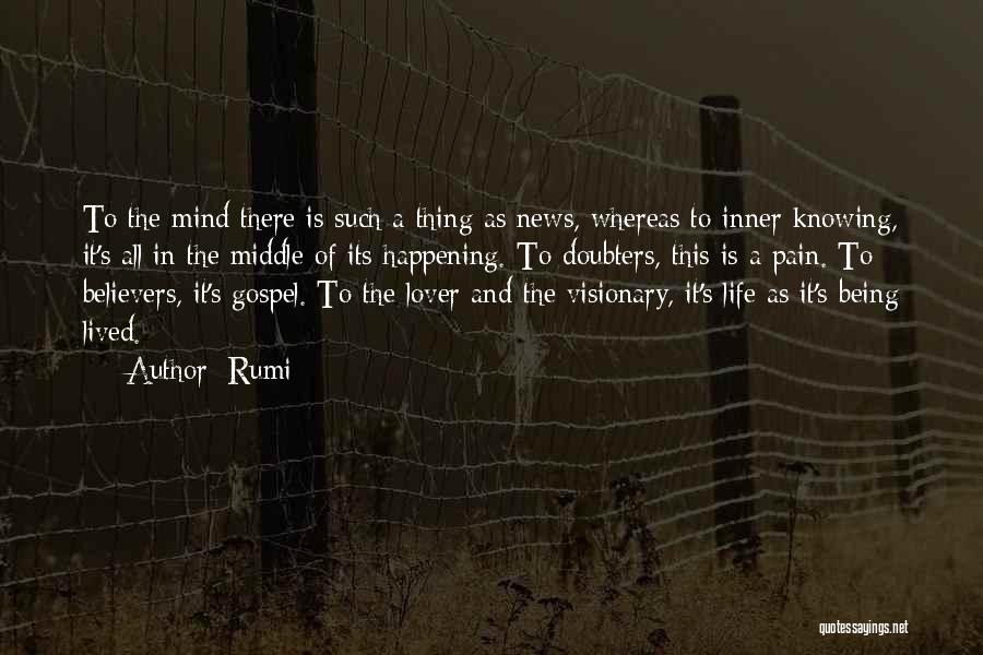 Knowing Your Lover Quotes By Rumi