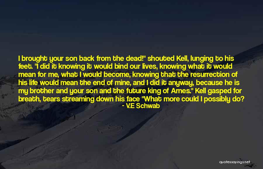 Knowing Your Mine Quotes By V.E Schwab Knowing Your Mine Quotes By V.E Schwab