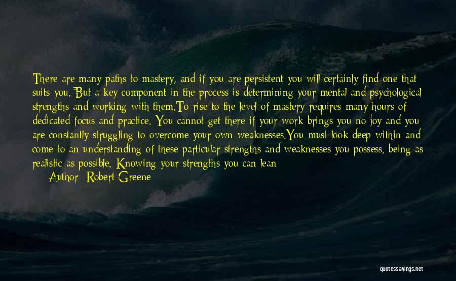Knowing Your Strengths And Weaknesses Quotes By Robert Greene