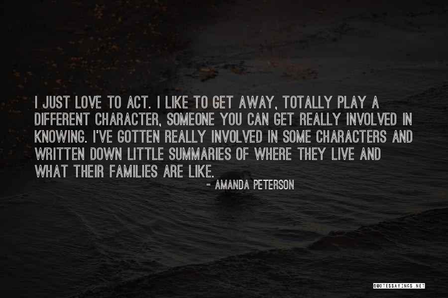 Knowing You're In Love Quotes By Amanda Peterson