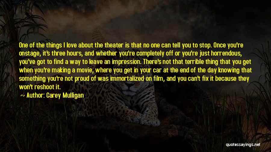 Knowing You're In Love Quotes By Carey Mulligan