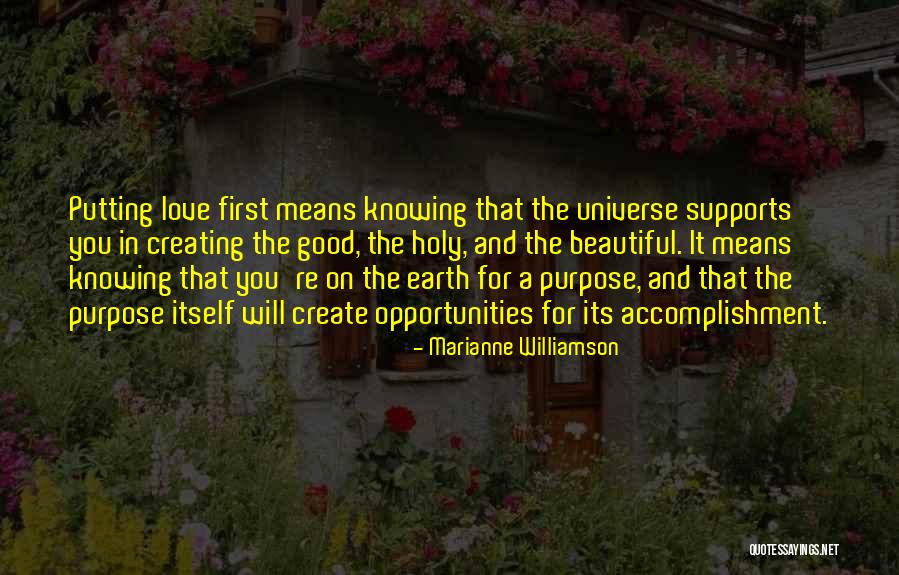 Knowing You're In Love Quotes By Marianne Williamson