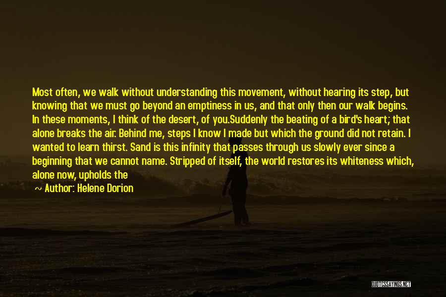 Knowing You're Not Alone Quotes By Helene Dorion