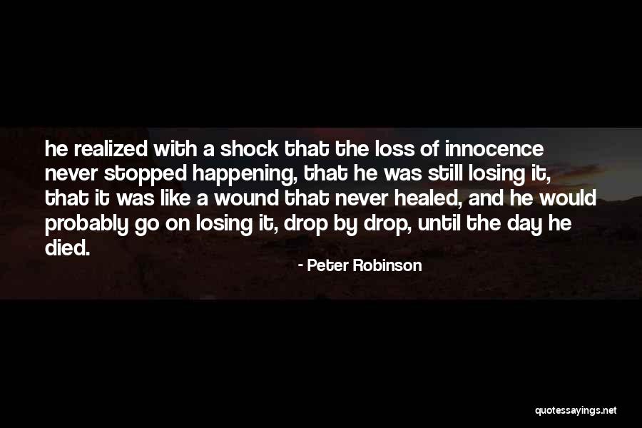 Knowk Quotes By Peter Robinson Knowk Quotes By Peter Robinson