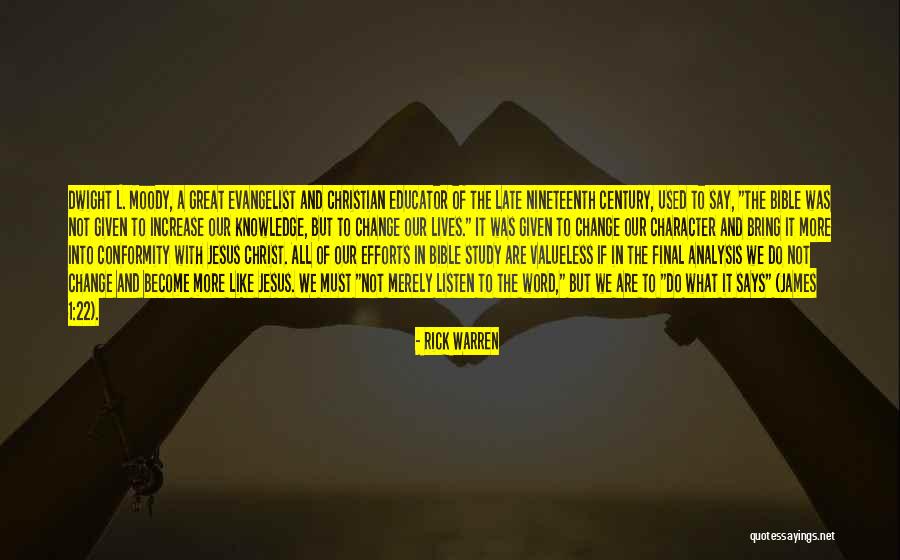 Knowledge 1 Quotes By Rick Warren Knowledge 1 Quotes By Rick Warren