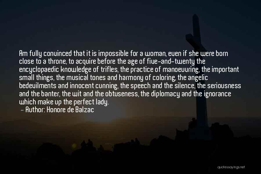 Knowledge And Age Quotes By Honore De Balzac