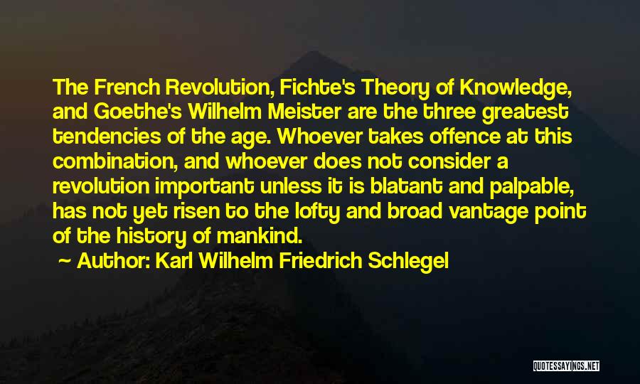Knowledge And Age Quotes By Karl Wilhelm Friedrich Schlegel