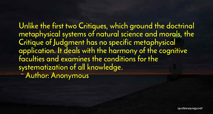 Knowledge And Application Quotes By Anonymous