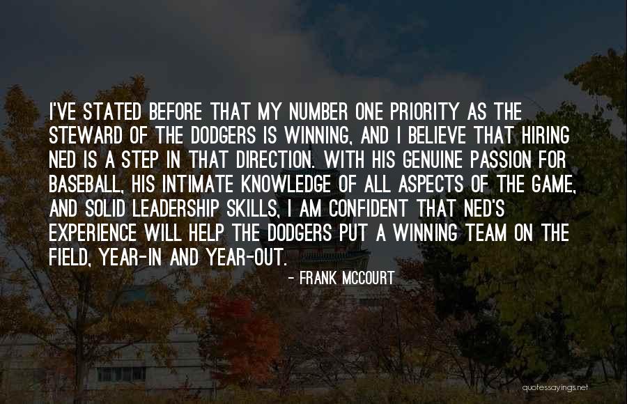 Knowledge And Leadership Quotes By Frank McCourt Knowledge And Leadership Quotes By Frank McCourt