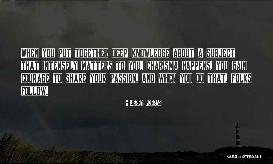 Knowledge And Leadership Quotes By Jerry Porras Knowledge And Leadership Quotes By Jerry Porras