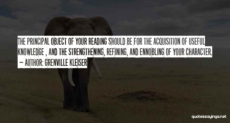Knowledge And Reading Quotes By Grenville Kleiser