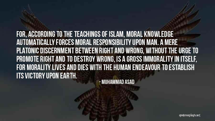 Knowledge And Responsibility Quotes By Muhammad Asad Knowledge And Responsibility Quotes By Muhammad Asad