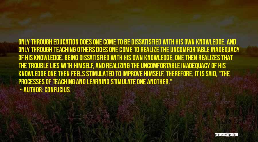 Knowledge And Teaching Quotes By Confucius