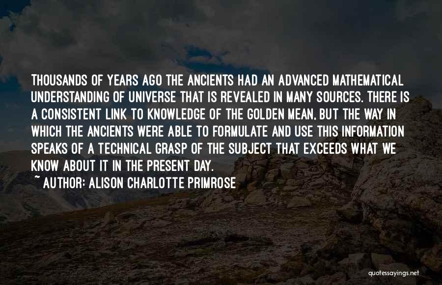 Knowledge And Understanding Quotes By Alison Charlotte Primrose