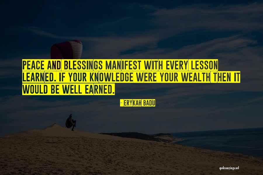 Knowledge And Wealth Quotes By Erykah Badu