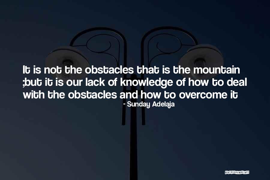 Knowledge And Wealth Quotes By Sunday Adelaja