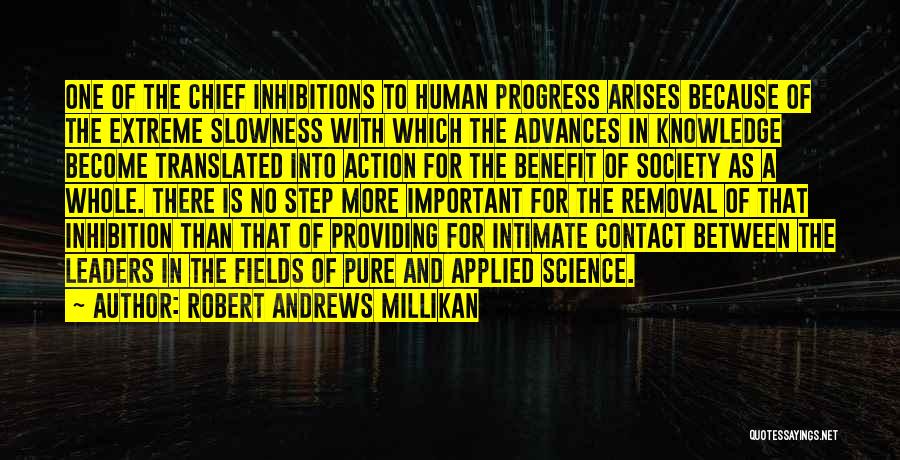 Knowledge Applied Quotes By Robert Andrews Millikan