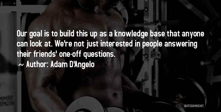 Knowledge Base Quotes By Adam D'Angelo