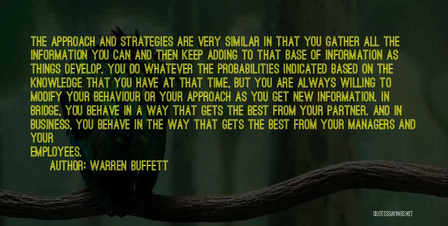 Knowledge Base Quotes By Warren Buffett