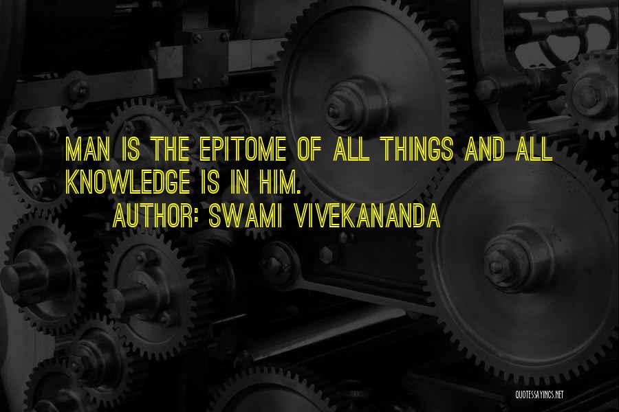 Knowledge By Vivekananda Quotes By Swami Vivekananda