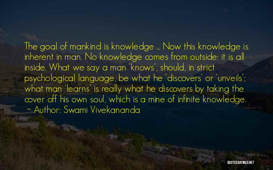 Knowledge By Vivekananda Quotes By Swami Vivekananda