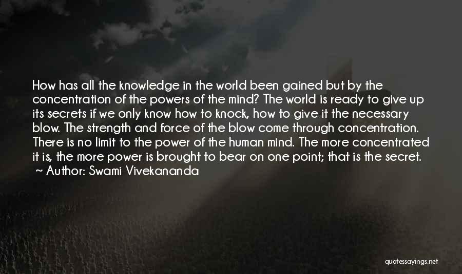 Knowledge By Vivekananda Quotes By Swami Vivekananda