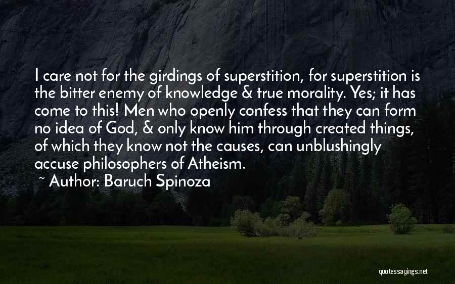 Knowledge From Philosophers Quotes By Baruch Spinoza