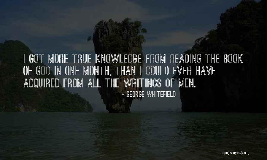 Knowledge From Reading Quotes By George Whitefield Knowledge From Reading Quotes By George Whitefield
