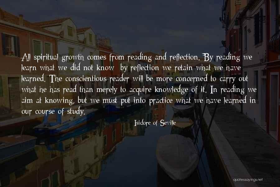 Knowledge From Reading Quotes By Isidore Of Seville Knowledge From Reading Quotes By Isidore Of Seville