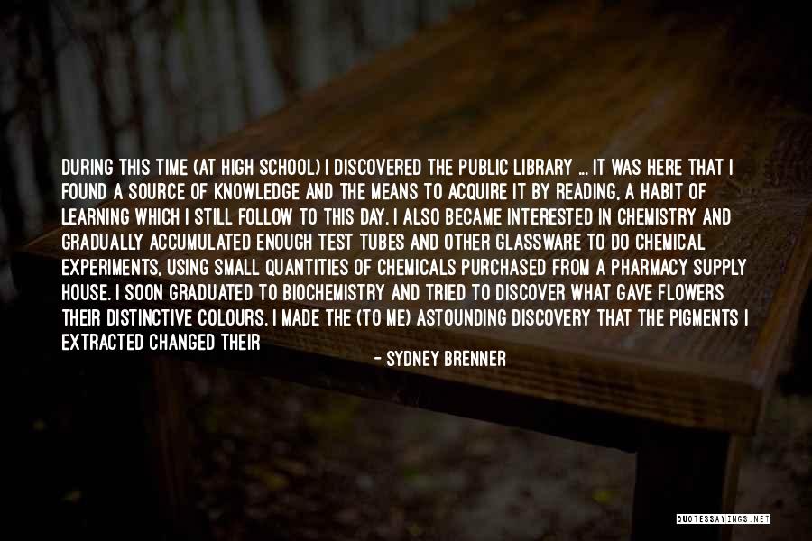 Knowledge From Reading Quotes By Sydney Brenner Knowledge From Reading Quotes By Sydney Brenner
