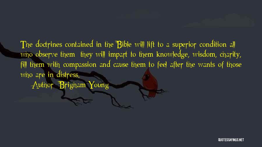 Knowledge From The Bible Quotes By Brigham Young