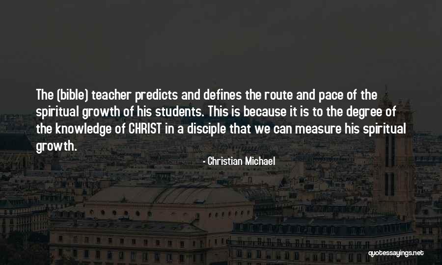 Knowledge From The Bible Quotes By Christian Michael