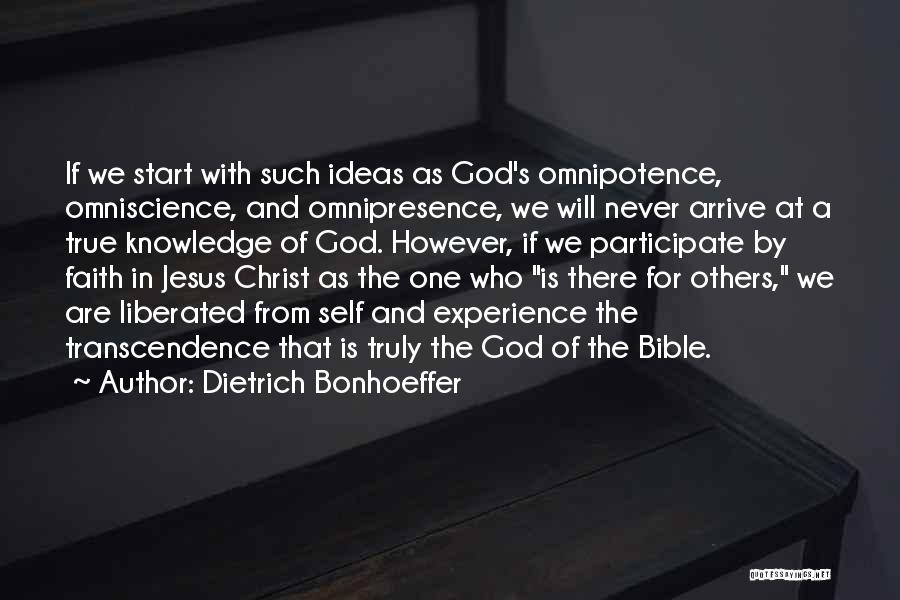 Knowledge From The Bible Quotes By Dietrich Bonhoeffer
