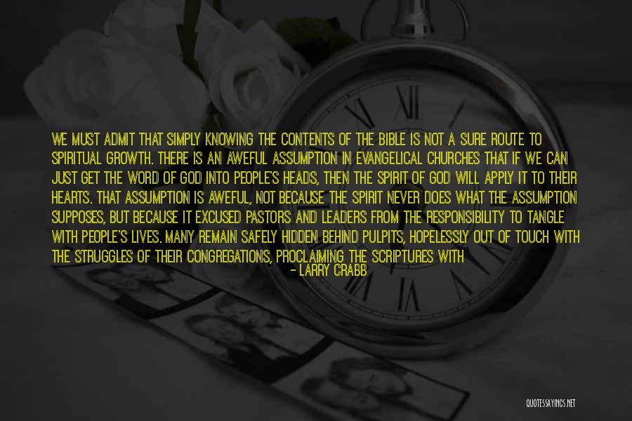 Knowledge From The Bible Quotes By Larry Crabb Knowledge From The Bible Quotes By Larry Crabb