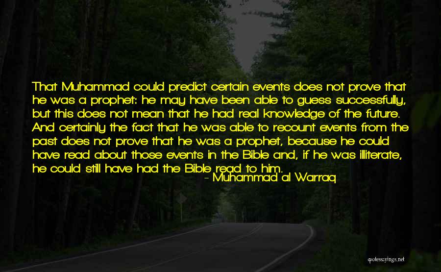 Knowledge From The Bible Quotes By Muhammad Al Warraq