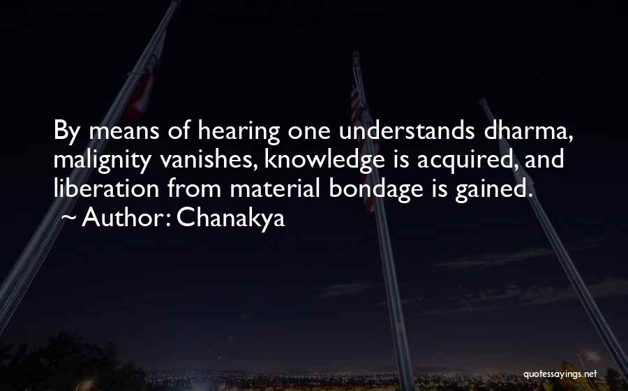 Knowledge Gained Quotes By Chanakya