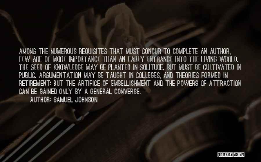 Knowledge Gained Quotes By Samuel Johnson