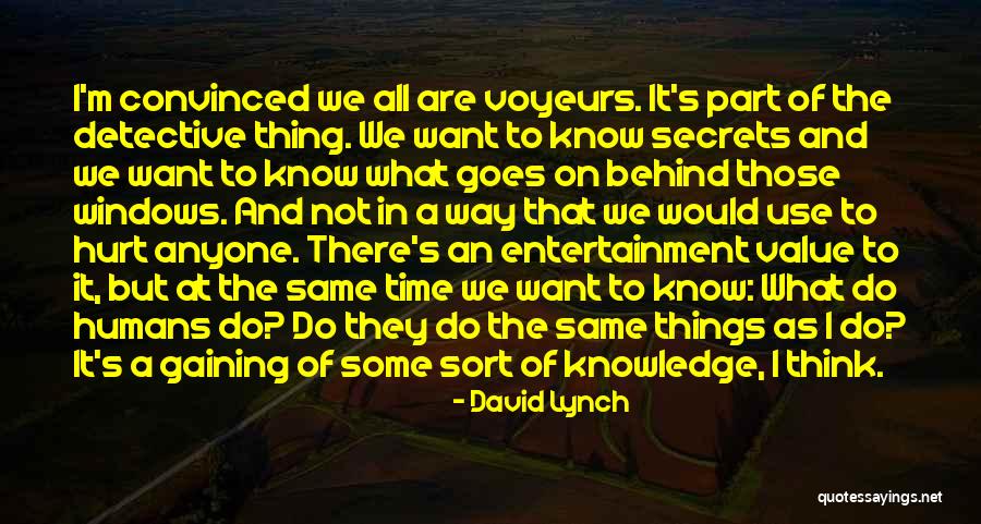 Knowledge Gaining Quotes By David Lynch Knowledge Gaining Quotes By David Lynch