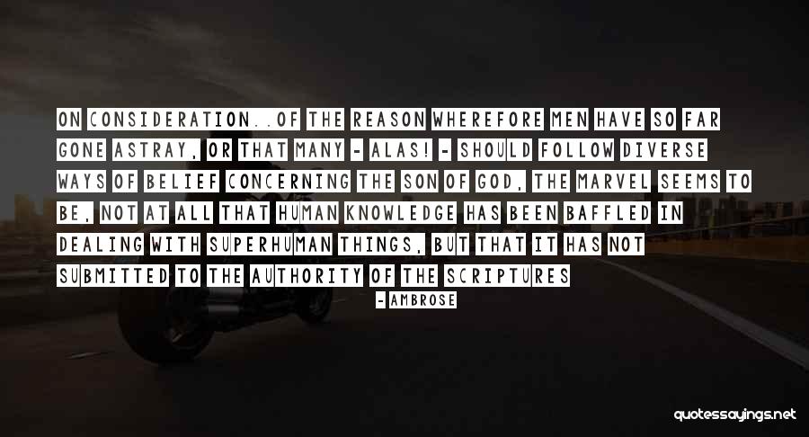 Knowledge God Quotes By Ambrose Knowledge God Quotes By Ambrose