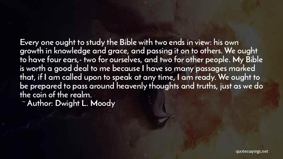 Knowledge In The Bible Quotes By Dwight L. Moody